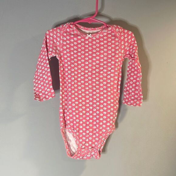 Carter’s Long Sleeves Printed One Piece Baby Girl 24 Months - Picture 1 of 11